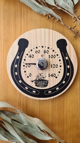 Sauna Room Thermometer Wooden Accessory For Bath