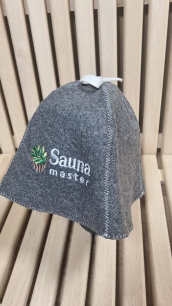 "Luxury 100% Natural Wool Sauna Hat with Hook – Perfect Gift"