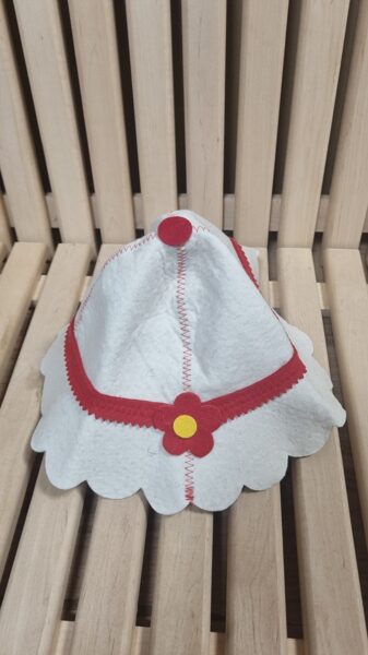 Natural Luxury Your Eco-Chic Sheep Wool Sauna Hat