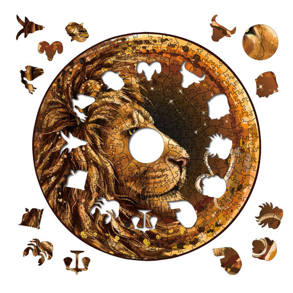 "Vibrant Wooden Puzzle – A Delightful Gift Idea"