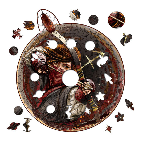 "Charming Handmade Puzzle – Wooden Box Fun for All"