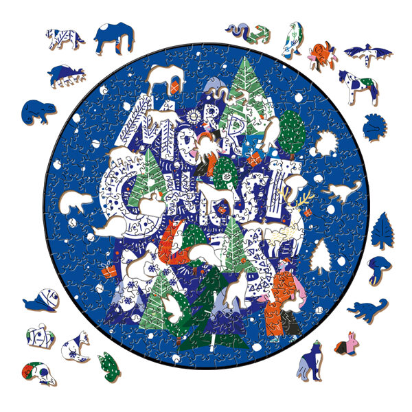 "Handmade Wooden Puzzle – A Charming Gift for All Ages"