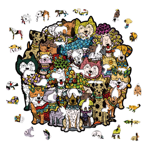 "Cute Handmade Wooden Puzzle – Ideal Gift Idea"