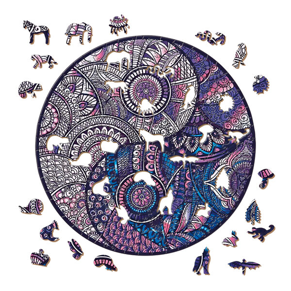 "Vibrant Jigsaw Puzzle Set – Fun Wooden Gift for Kids"