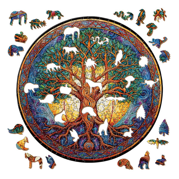 "Handmade Wooden Puzzle – Fun Gift for Kids & Adults"