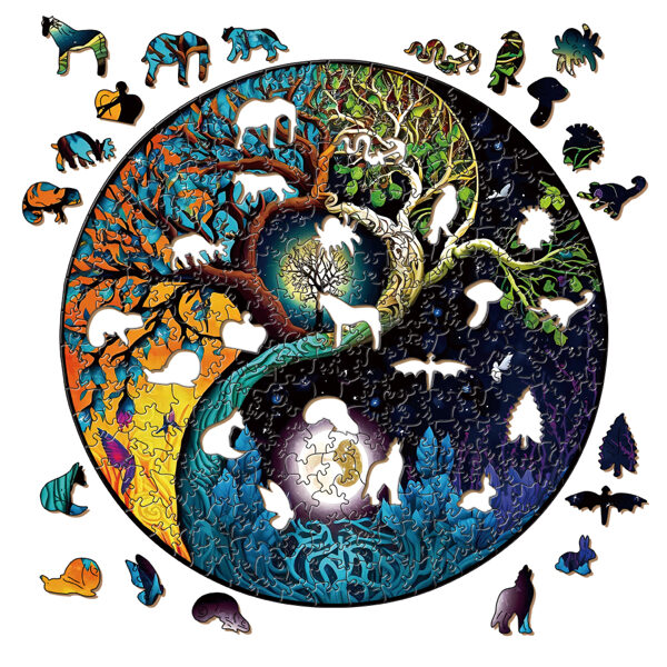 "Vibrant Wooden Puzzle – A Thoughtful Gift Idea"