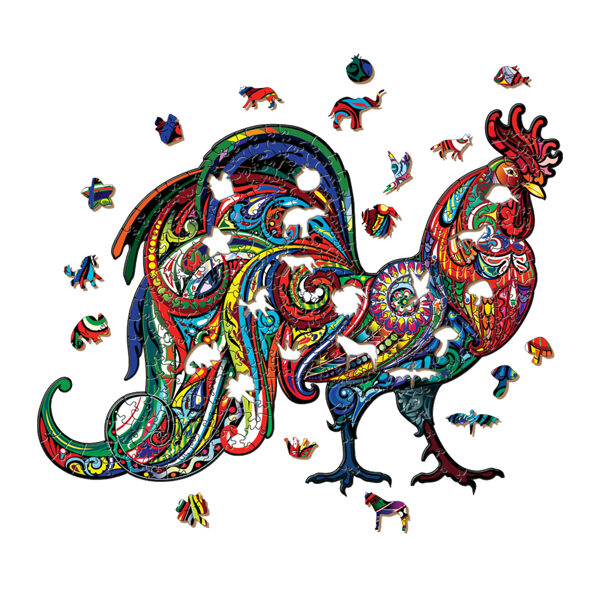 "Handmade Wooden Jigsaw Puzzle – Fun for All Ages"