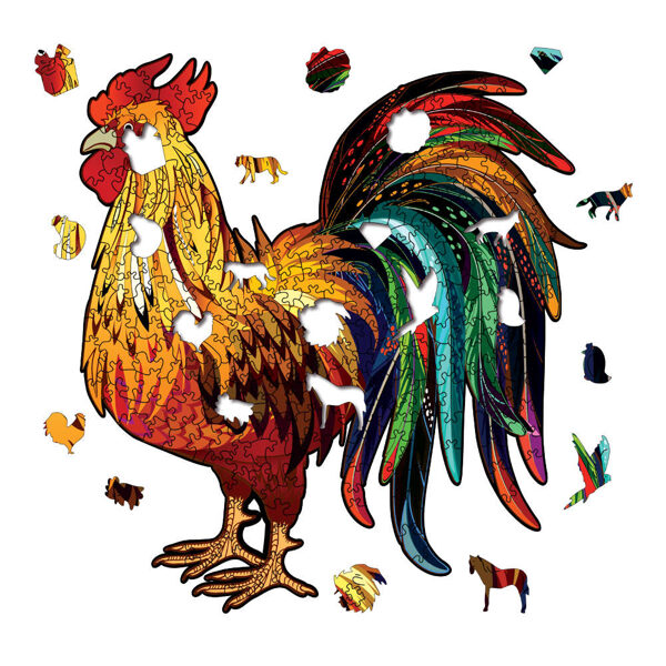 "Colorful Wooden Puzzle Gift – Perfect for Family Fun"