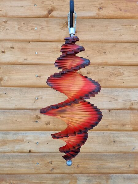 Garden decor wooden wind spinner