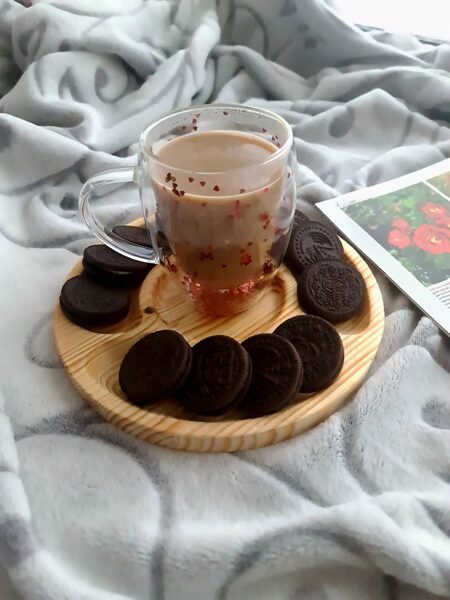 Wooden Snack Plate. Wooden serving plate.