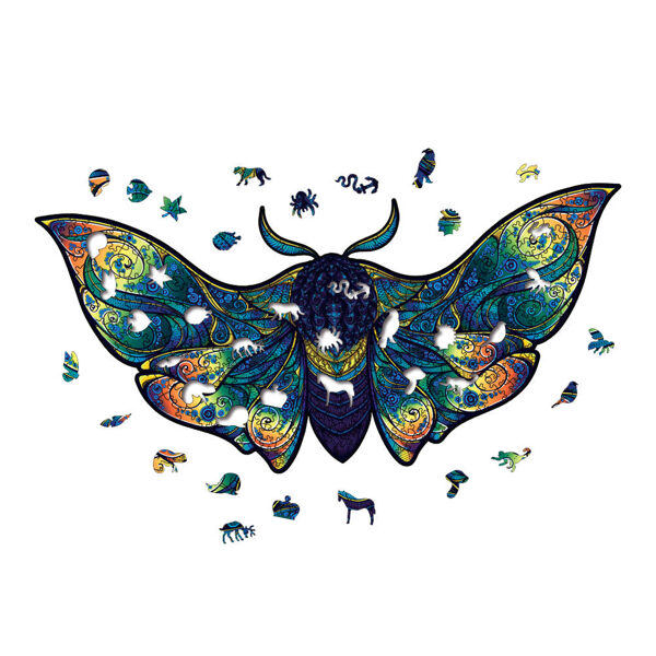 "Intricate Wooden Jigsaw Puzzle – Great for Adults & Kids"