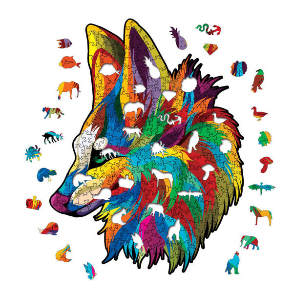 "Handmade Jigsaw Puzzle Set – Stylish Wooden Gift Box"