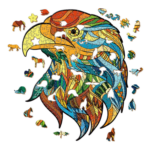 "Handmade Colorful Puzzle – Fun for Family & Friends"