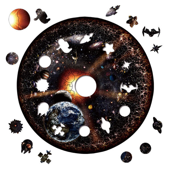 "Puzzle Perfection: Handcrafted Wooden Game for All Ages"