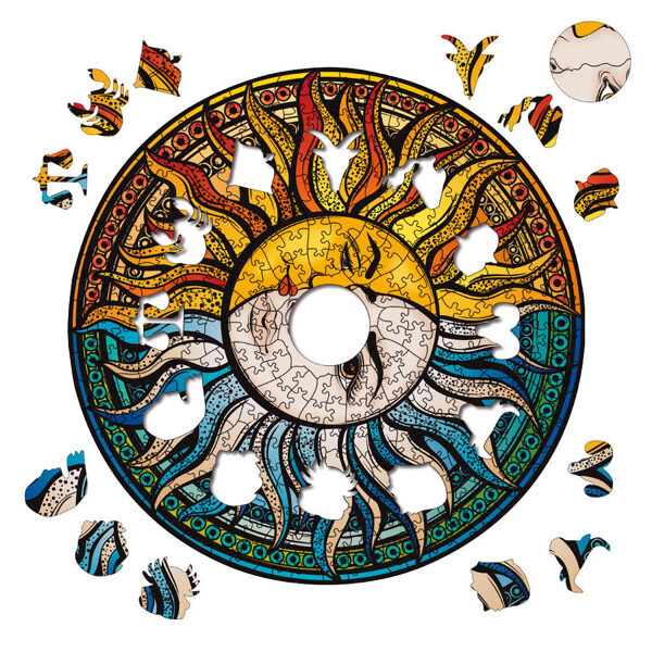 "Artistic Wooden Puzzle Gift – Perfect for Special Moments"