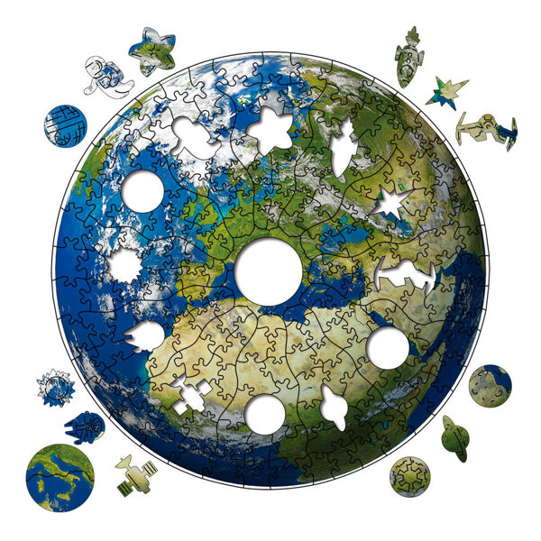 "Vibrant Wooden Puzzle – Perfect for Family & Friends"