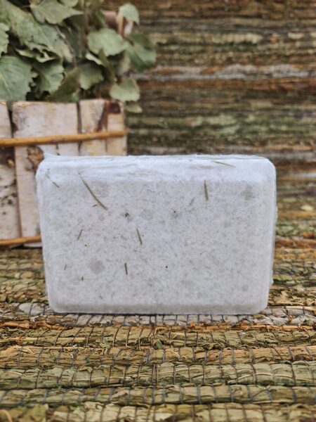 Juniper Salt Block for Sauna | Reusable Wellness Accessory | Invigorates Relaxation & Breathing with Aromatic Vapors